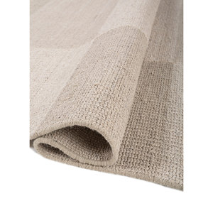 Contour Ivory Hand Loom Wool <b>Rugs</b> Organic Cotton Abstract Living Room Carpet Rectangle <b>Jute</b> <b>Rug</b> for Home Hallway Puzzle - Product Image 2