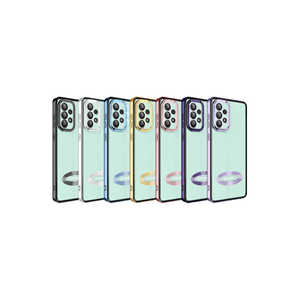 Coque de protection d'appareil photo Omega en silicone souple anti-traces de doigts pour Samsung Galaxy A32 4G - Bleu Sierra, style Ins - Product Image 3