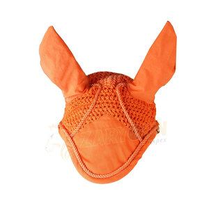 High Quality Customizable Horse Fly Veil Multi-Color Mesh Ear <b>Bonnet</b> for Riding Best Wholesale Equestrian Product - Product Image 3