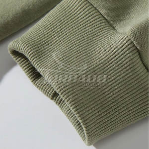 Top Fashion 100% coton Polyester surdimensionné sweats à capuche pour hommes qualité bas quantité minimale de commande hauts d'hiver avec poche Design motif solide - Product Image 5