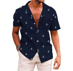 Camisa de sublimación de calidad superior último estilo camisas de hombre de talla grande 100% algodón camisa de sublimación ligera con hecho a medida - Product Image 1