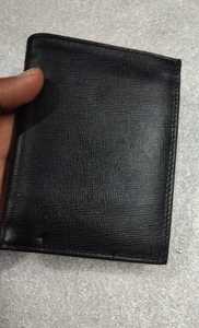 Cartera de cuero para hombre de alta demanda para uso formal Bolsillos multiinteriores con forro de PVC y cierre de cubierta Impermeable Longitud corta - Product Image 2