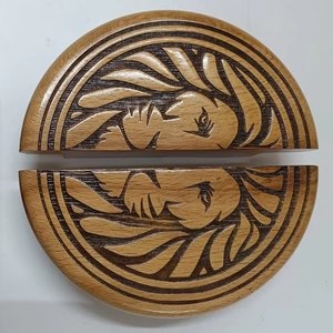 Boutons en bois ajustables modernes pour armoires tiroirs commodes armoires salles de bains cuisines salons salles à manger écoles - Product Image 1