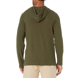 Sweat-shirt unisexe surdimensionné personnalisé en gros, 100% coton, col à capuche, motif uni, automne, décontracté pour homme, impression de logo, écologique - Product Image 5