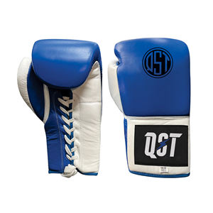 Gants de boxe à lacets en cuir métallisé brillant Vente en gros Conception de logo personnalisé Gants de boxe gagnants de compétition de qualité supérieure - Product Image 6