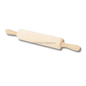Rouleau à pâtisserie en bois de hêtre de qualité professionnelle, design classique, planches à pâtisserie, outils de cuisson, commande en gros, marque Efo, taille et logo personnalisables - Product Image 4