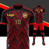 Uniformes de Fútbol Personalizados de Alta Calidad con Sublimación Completa, Conjuntos de Fútbol para Clubes, 100% Poliéster, Transpirables y Ligeros