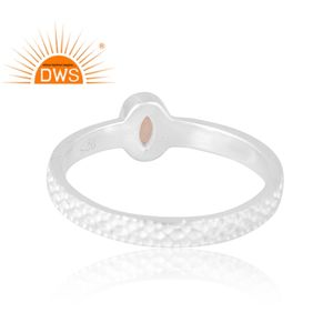 แหวนพลอยซิทรีนธรรมชาติสีเงินสเตอร์ลิง925ดีไซน์ทันสมัยเครื่องประดับออกแบบได้ตามต้องการของขวัญสำหรับผู้หญิงสำหรับผู้หญิงสำหรับเธอ - Product Image 2