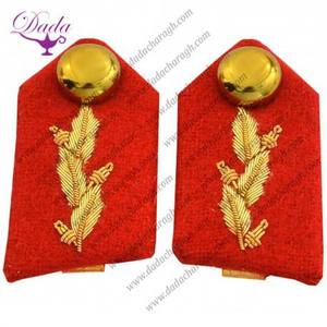 견장 협곡 칼라 자수 패브릭 사용자 정의 색상 금박 패치 우수한 품질의 협곡 칼라 배지 - Product Image 1