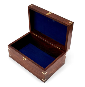 กล่องใส่เครื่องประดับไม้ดิบ ขายส่ง ผู้ผลิตชั้นนำ งานฝีมือดีไซน์ล่าสุด กล่องใส่เครื่องประดับไม้ - Product Image 6