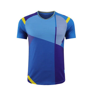 เสื้อฟุตบอลสำหรับผู้ชายเสื้อ100% เล่นกีฬาแห้งเร็วทำจากโพลีเอสเตอร์เสื้อเจอร์ซีย์สั่งทำชื่อทีมและโลโก้ - Product Image 5