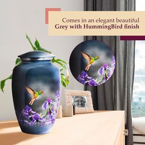 Urnas Funerarias Decorativas de Metal para Cenizas Humanas, para Adultos, Mujeres y Hombres, Color y Tamaño Personalizables - Product Image 4