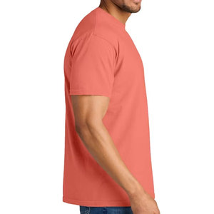T-shirt Homme Coupe Ample Personnalisable, Léger et Respirant, Épaules Tombantes, Style Streetwear, Poche Vierge, Grammage Lourd, USA - Product Image 3