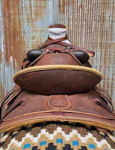 Selle de cheval Western Barrel Trail en cuir véritable Cowboy Accessoires assortis personnalisés Équipement d'équitation portable - Product Image 5