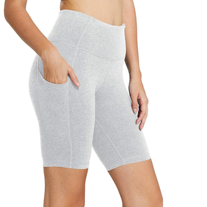 กางเกงขาสั้นเล่นโยคะของผู้หญิงกางเกงขาสั้นเล่นโยคะทำจากวัสดุคุณภาพสูงพร้อมขนาดและโลโก้ตามสั่ง - Product Image 3