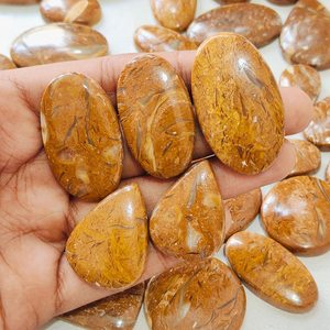 Cabochon Jaspe Mariam 10 Pièces Lot Pierres Précieuses Lisse Ovale en Forme de Poire Environ 20 à 35 MM pour la Fabrication de Bijoux Cadeau pour Elle - Product Image 6