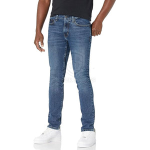 Meilleure qualité respirant couleur unie hommes jean pantalon nouvelle mode Offre Spéciale Streetwear hommes jean pantalon - Product Image 2