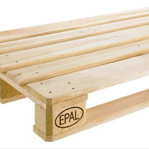 Euro EPAL Paletas de madera de pino personalizadas 1200x1000 Reciclado Ecológico Entrada de 4 vías Transportes logísticos industriales de plástico - Product Image 5