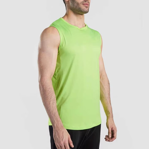 American Style Men's Casual Fitness Tank Top Spring Summer Sleeveless Sports Vest with Knitted Design <b>for</b> Basketball - Product Image 2