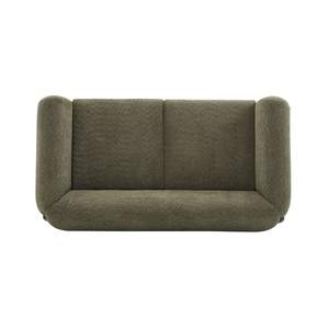 Loveseat moderno de mediados de siglo con tela de Boucle texturizada y patas de madera artísticas, acento acogedor perfecto para salas de estar - Product Image 4