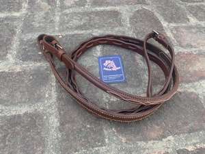 Nuevo diseño de cuero de alta calidad, riendas de brida de caballo, longitudes personalizables - Product Image 5