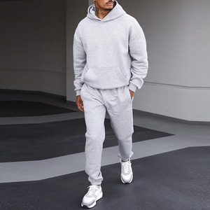 Conjunto Deportivo de Dos Piezas Unisex para Invierno, Corte Ajustado, Secado Rápido, Transpirable, Poliéster/Algodón, Color y Logotipo Personalizables, Tallas Grandes - Product Image 2