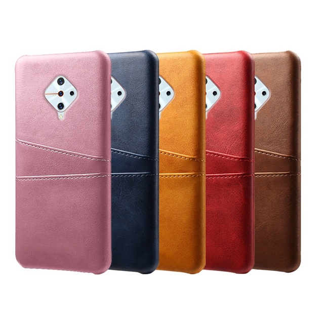 Popular Design Luxury TPU Phone Cases with Built in Wallets vivo S1 Pro