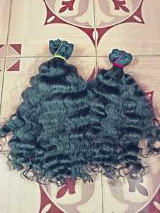 Extensiones de cabello ondulado profundo indio de 14 pulgadas sin procesar 100% Paquetes de cabello humano alineados con cutícula suelta de alta calidad - Product Image 6