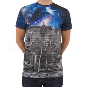 เสื้อยืดพิมพ์ลายซับลิเมชันสำหรับผู้ชายเสื้อยืดรัดรูปแห้งเร็วสำหรับฟิตเนสยิมสำหรับ2025 - Product Image 1