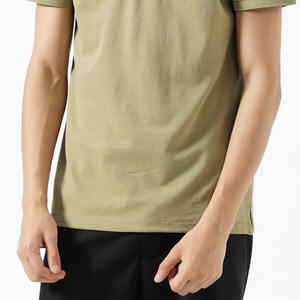 Color sólido 100% algodón tejido transpirable Slim Fit personalizable hombres para camisa al por mayor para verano manga corta - Product Image 6