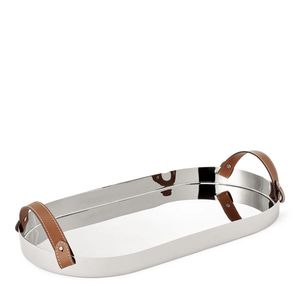 Bandeja de artesanía de Metal plateado, decoración del hogar, manijas de gran diseñador, patrón de Acción de Gracias para sala de estar para uso diario - Product Image 2