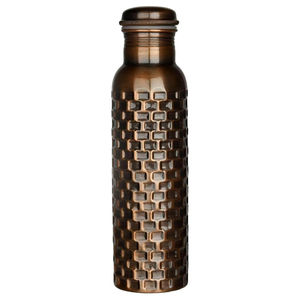 New Arrival Hammered <b>Copper</b> Water <b>Bottle</b> Ayurvedic Pure <b>Copper</b> Vessel Yoga <b>Bottle</b> for <b>Drinking</b> Health Benefits Metal - Product Image 5