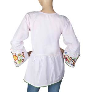 Blusa Plisada Estilo Western para Mujer - Rosa Claro - Product Image 2