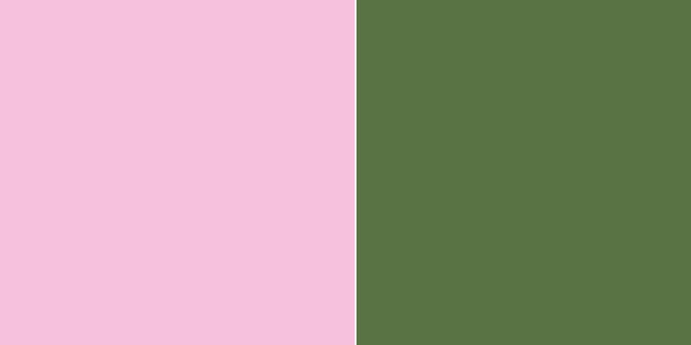 pink green