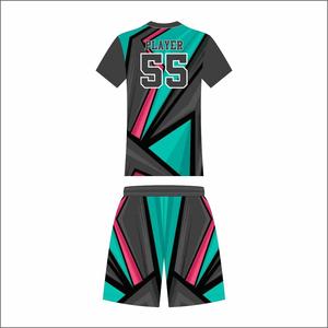 Conjunto de Jersey de ropa de fútbol para hombre 23-24 uniforme de fútbol Rosa negro diseño precio de fábrica - Product Image 3