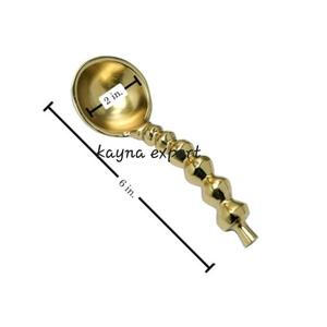 Cuillères à miel très vendues, pour la maison, les restaurants, les artisans, les fêtes, manche en acier inoxydable plaqué or, meilleure qualité, prix réduit - Product Image 2