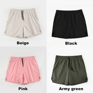 กางเกงขาสั้นออกกำลังกายสำหรับผู้ชายกางเกงขาสั้นมีเชือกผูกสำหรับใส่วิ่งออกกำลังกายฟิตเนส - Product Image 4