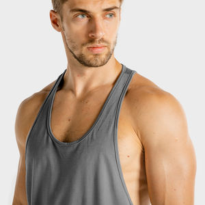 Camiseta sin Mangas Personalizable para Hombre, Cómoda, de Secado Rápido, Informal, para Gimnasio, Entrenamiento, Maratón, Sublimada, Lavada, Talla XL, Poliéster - Product Image 4