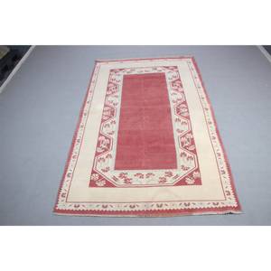 Alfombra Vintage de 5.2x8.3 pies, Alfombra Turca Grande, Alfombra Oriental Roja de Lana - Product Image 1
