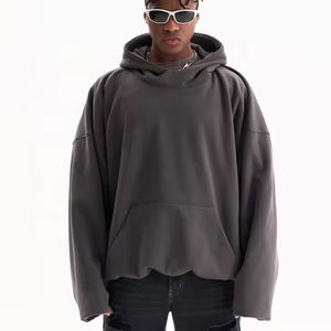 Bon marché prix manches longues surdimensionné blanc Vintage pierre acide lavage pull à capuche Vintage lavé personnalisé hommes sweats à capuche & sweat-shirts - Product Image 1