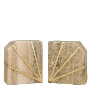 ชุดที่คั่นหนังสือสับปะรดสีทองสุดหรู2ชิ้นสำหรับโฮมออฟฟิศและการตกแต่งชั้นวางหนังสือที่มีสไตล์ทำด้วยมือจากอินเดีย - Product Image 6