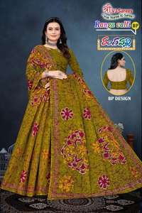 Ranga Valli Saree en coton imprimé Vol-01 vêtements indiens et pakistanais en gros auprès des distributeurs VJ - Product Image 6