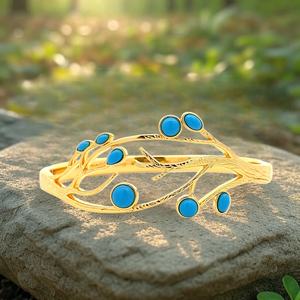 Brazaletes de energía Feng Shui 139, chapados en oro de 18 quilates, religiosos cristianos para fiestas, Montresor Infini - Product Image 2