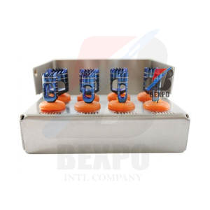 Black Coating Titanium Dental Burs Kit de trépano de 8 piezas Instrumentos de alta calidad - Product Image 5