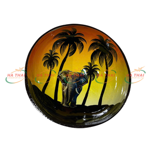 Bol en noix de coco artisanal moderne, de haute qualité, écologique, non toxique, finition minimaliste personnalisée, fournisseur direct du Vietnam, en gros - Product Image 2