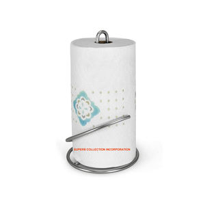 Porte-papier hygiénique sur pied en acier inoxydable personnalisé Porte-rouleau de papier hygiénique noir moderne - Product Image 2