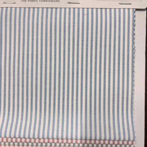 Qualité d'exportation de tissu de chemise en poly coton tissé à rayures Oxford de qualité supérieure pour vêtements et mariages-pour garçons et filles - Product Image 1