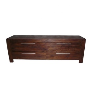 Armoire de chambre minimaliste en teck, utilisable comme armoire de rangement pour mobilier de maison moderne, fonctionnant également comme table de chevet et commode. - Product Image 4