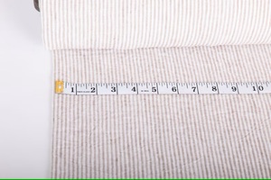 Venta al por mayor 115 ''/292cm tela a rayas de lino lavado denso Extra ancho 100% Lino puro niñas niños ropa de cama sofá hogar textil vestido - Product Image 3