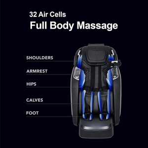 Nouveau fauteuil de massage zéro gravité, massage complet du corps par airbag, modes automatiques, lecteur de musique Bluetooth, adapté au bureau et à la maison - Product Image 4